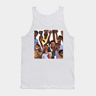 BLM Faces Tank Top